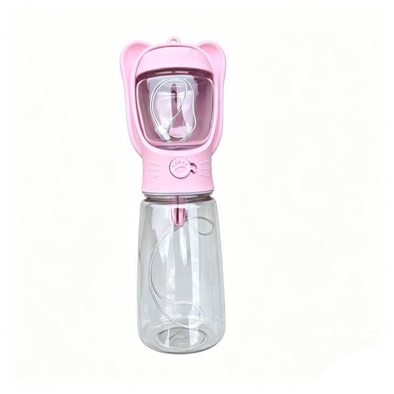 Pet Travel Water Bottle With Storage For Dogs And Cats Portable Drinking Cup