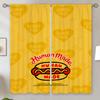 Human Made Elegant Room Curtains for Living Room Tulle in Kitchen Curtain Tiebacks Blinds Home Interior Curtains Salon 2 Pieces