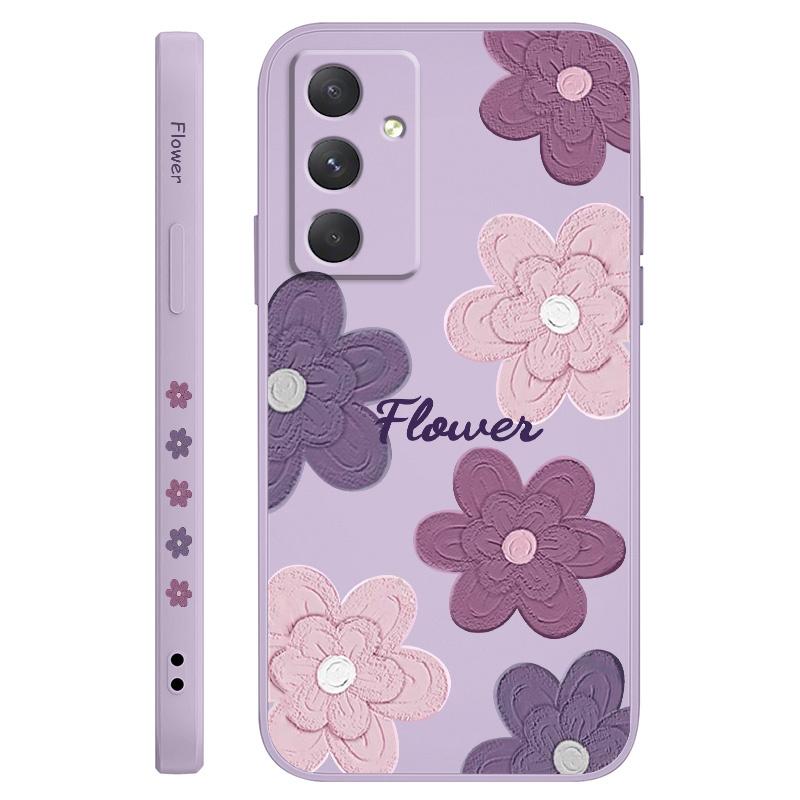 

Mottled Flowers Phone Case For Samsung Galaxy A56 A36 A26 A16 A06 A55 A35 A25 A15 A05 A05S A54 A34 A24 A14 A04 A04S A04E 4G 5G C Samsung A54 5G світло-фіолетового кольору