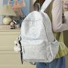 Schoolbag, Korean Style INS Fresh and Sweet Backpack, High Aesthetic Value for Middle and High School Students, Large Capacity Casual Backpack