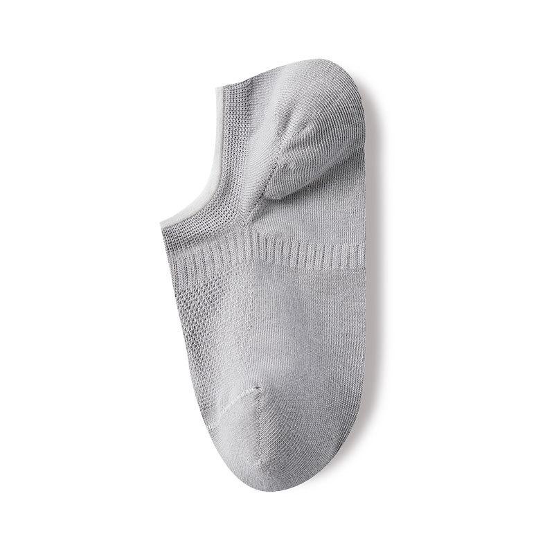 Women's Spring and Summer Thin Mesh Pure Cotton Shallow Mouth Antibacterial Invisible Boat Socks