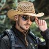 Mountaineering Visor Fishing Cowboy Sun Big Eave Hat Summer Men's Hat Men's Outdoor Travel Straw Hat