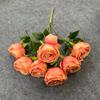 7 Heads Real Happy Imperial Rose Flower Mini Photography Photo Gift Natural Simulated Rose 9 Colors Valentine's Day Flowers