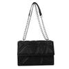 This year's popular new foreign-style casual bag plaid chain shoulder messenger bag 2025 summer small square bag texture tide