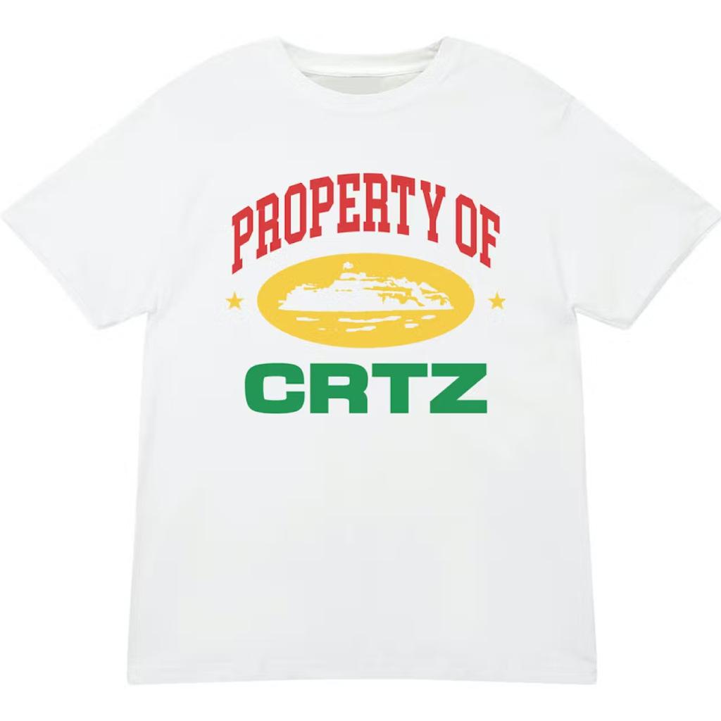 CorteizT-shirt Printed Fashion Street Casual Short-sleeved Tide Street T-shirt European and American Tops
