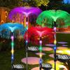 Outdoor LED Solar Lights 7 Colors Jellyfish Lamp Waterproof Solar Flowers Light For Garden Lawn Pathway Wedding Party Decoration