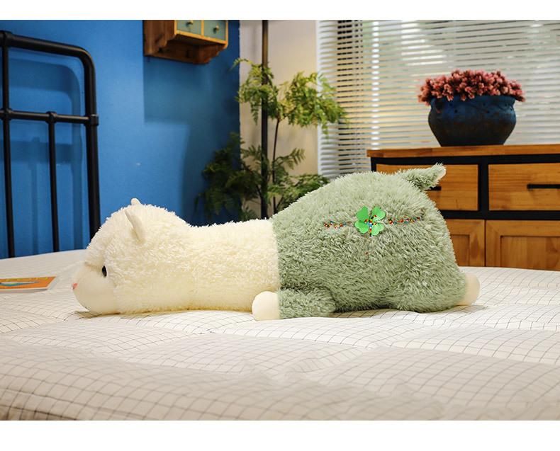 Creative Beast Alpaca Plush Toy Cute Party Style Alpaca Girls Sleeping Pillows Chinese Valentine's Gift Stall