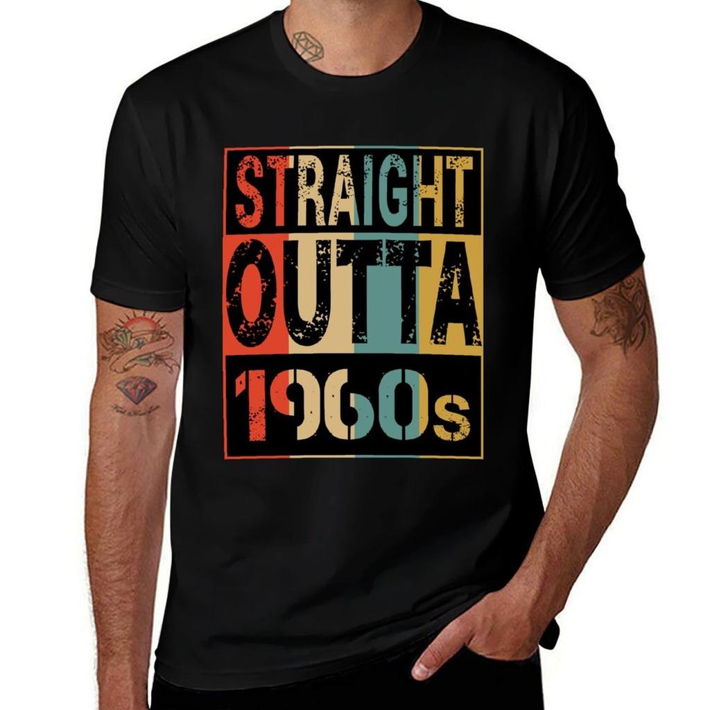 Straight Outta 1960s Tshirt Plus Size Short Sleeve Tshirt
