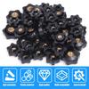 M4 M5 M6 M8 Plastic Wing Nuts Brass Core Easy Grips Set Anti Slip Hands Tighten Fastener DIY Equipment Repair Hardware Tool Kit