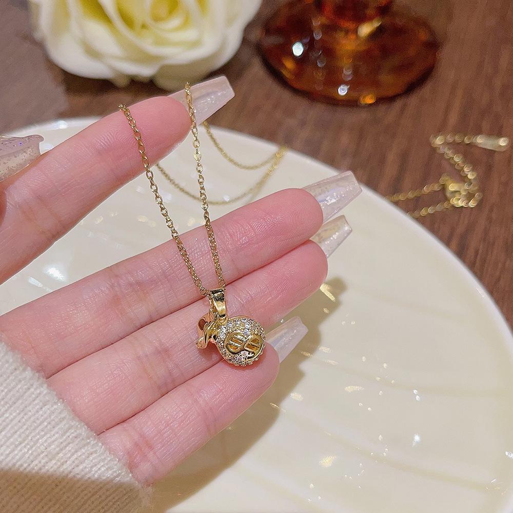 2025 Luxury Titanium-Clad Women's Summer Necklace - Non-Fading, High-End Design