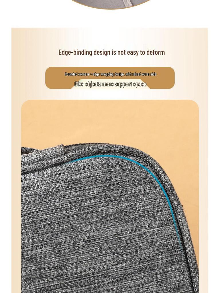 Portable Large Capacity Waterproof Multi-Functional Storage Bag for Electronics & Makeup