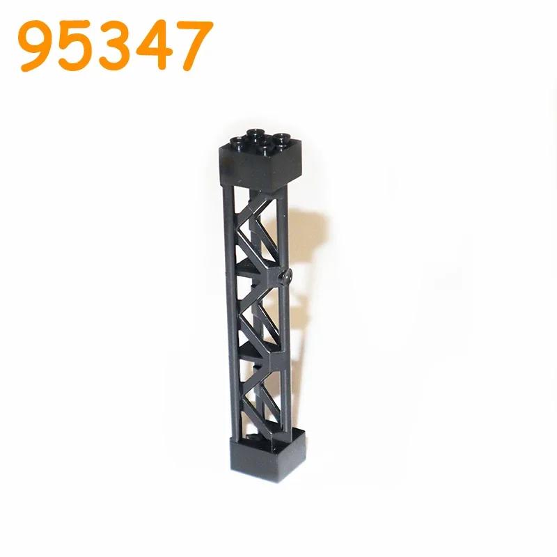 Non-Toxic Fence City Accessories Building Block Moc Part Railing Stair Barrier Ladder Guard Bar Castle Garden Farm Military Assemble Brick