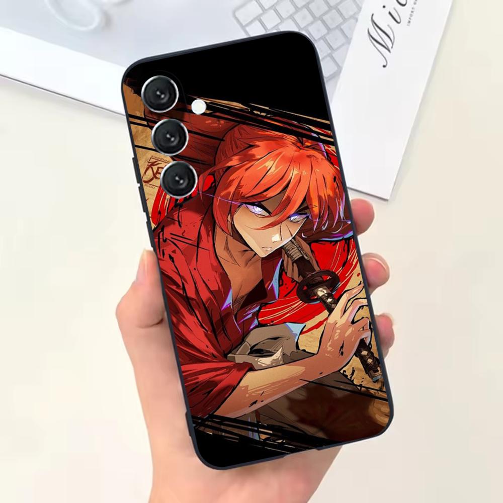

R-Rurouni Kenshin Phone Case For Samsung Galaxy A13,A21s,A22,A31,A32,A52,A53,A71,A80,Soft Black Shell Samsung a80