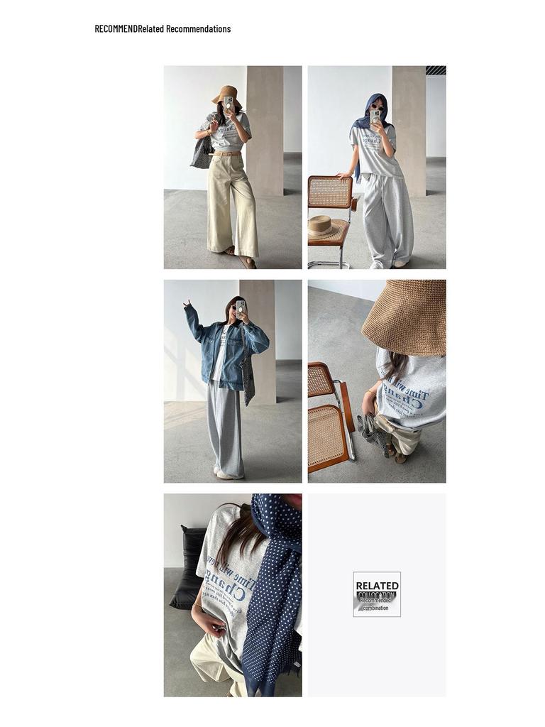 Good Quality Women's Casual Loose Letter Print T-shirt - Simple Ins Style, Short Sleeve