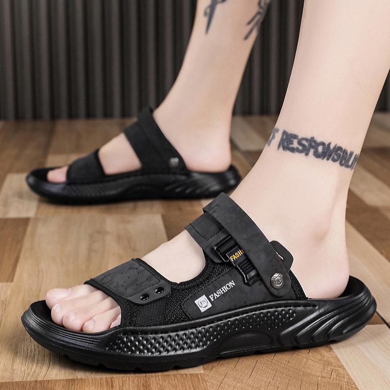 New summer beach slippers outdoor wear one shoe two fashion non-slip sandals breathable fashion versatile slippers
