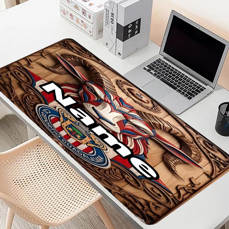 Kişiye Özel İsimli Club Deportivo Guadalajara Desenli Mouse Pad, Dizüstü Bilgisayar Masa Matı, Ev İçin Dekoratif Masa Matı Klavye Altlığı Hediye