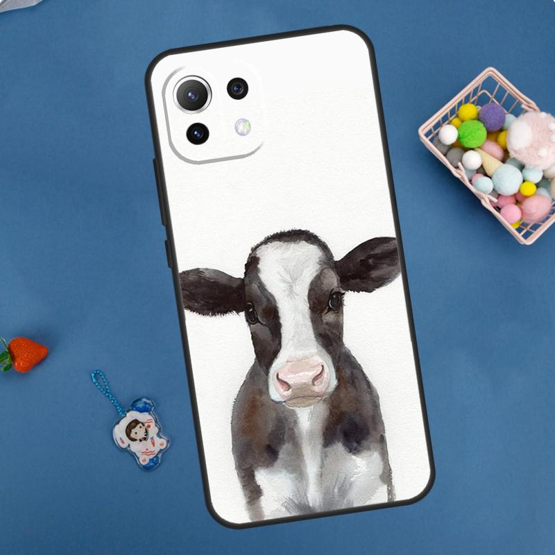 Cute Cartoon Cow Case For Xiaomi 13 14 15 Ultra 11T 12T 13T 14T Pro POCO X7 Pro X3 X5 X6 M6 F5 F6 Pro Cover