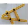 Multi-Angle Ruler Model Measurement Tools for Builders Craftsmen Repetitive Spacing (cut: 2) (color: Yellow)