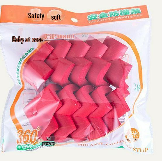 

Set of 10 L-Shaped Thick Sponge Corner Protectors for Infant and Toddler Safety Red