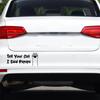 23cm x 9cm Cute Cats Paws Design Decal Waterproof Removable for Cars Motorcycles Laptops Smooth Surfaces No Residues