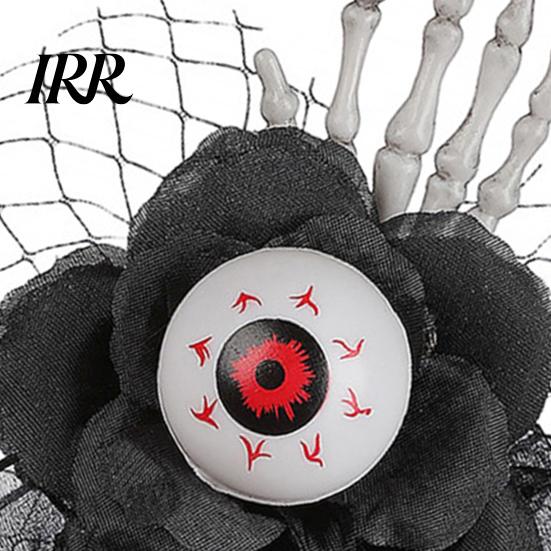 Realistic Floral Wrist Corsage Gothic Flower for Halloween Party, Black Wedding Corsage, Romantic Party Accessory Day of The Dead Prom, Bride, Groom,