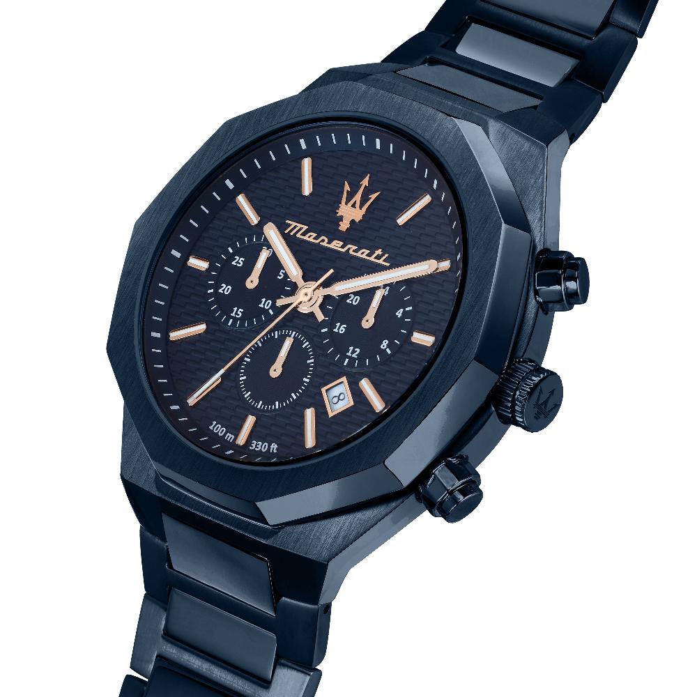Maserati Stile Blue Stainless Steel Men's Quartz Chronograph Watch R8873642008