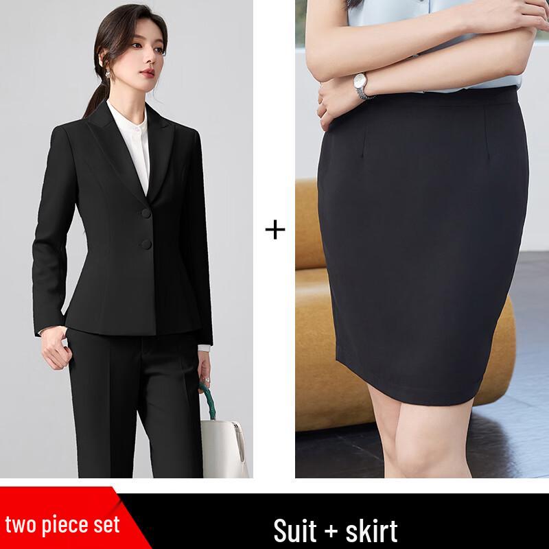 Teluoman Women's Professional Business Suit Set