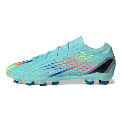 X Speedportal.3 Round Head Comfortable Turf AG HG Artificial Grass Non-Slip Wear-Resistant Soccer Shoes Men Soccer Shoes Blue Yellow GW8479