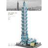 MOC World Famous Architecture Edifice Opera House Building Blocks Villa Savoye Bridge Tower Toy Children Birthday Christmas Gift