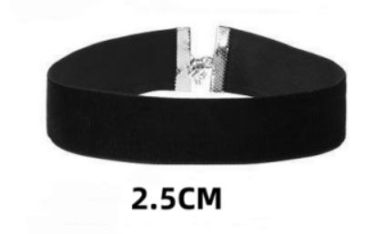Goth Black Velvet Choker Necklaces Gothic Style Rope Women Neck Decoration Chocker Jewelry On The Neck Collar For Girl Kpop