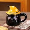 Tazza da Caffè Festiva 380ml con Design Arancione