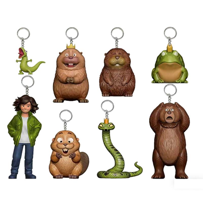 Anime Peripheral Beaver Figurehoppers  High Detail Pvc Collectible Model Desktop Ornament Surprise Gift For Anime Lovers Childre