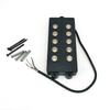 Bass Middle Bridge Pickups Set with Mounting Screws Bass Part Replacements Kits