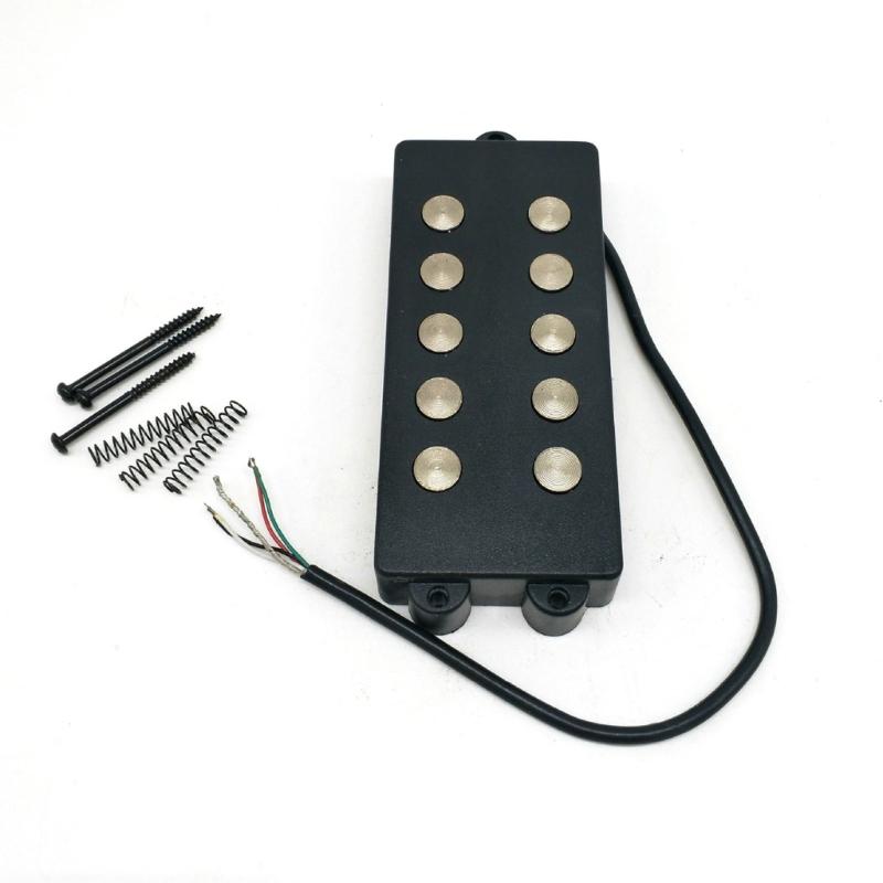 Bass Middle Bridge Pickups Set with Mounting Screws Bass Part Replacements Kits