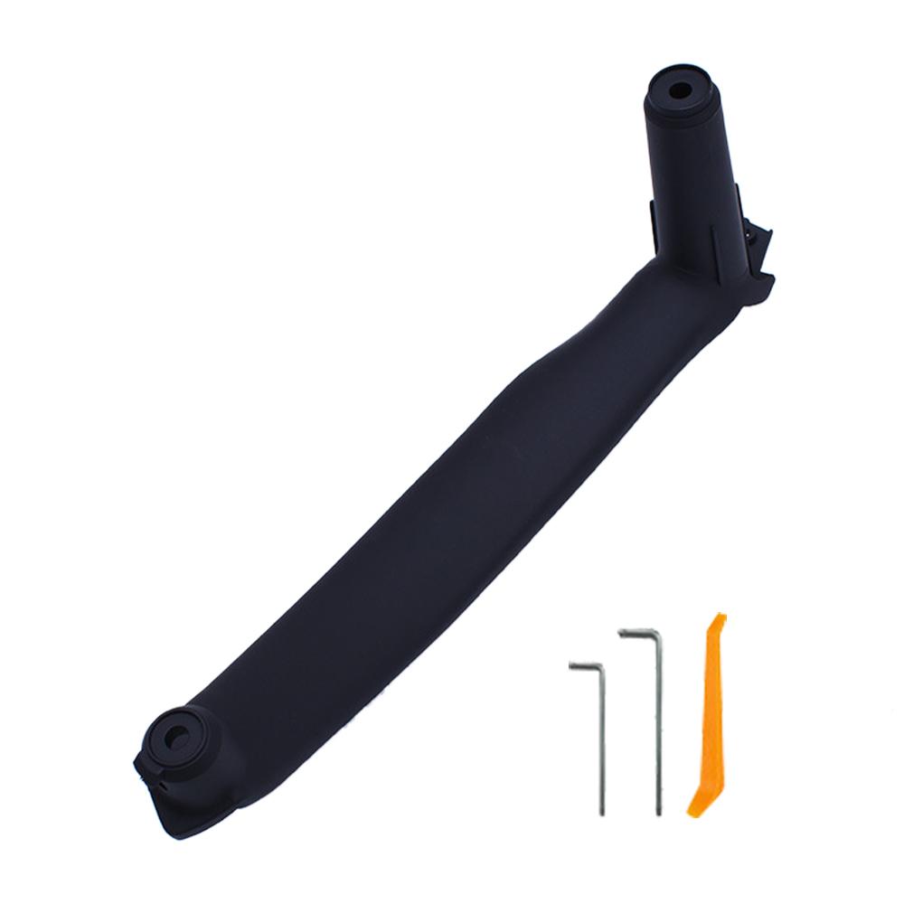 

1 шт. автомобильная внутренняя ручка для пассажирских дверей с кожаным внешним чехлом для BMW X5 X6 E70 чёрный