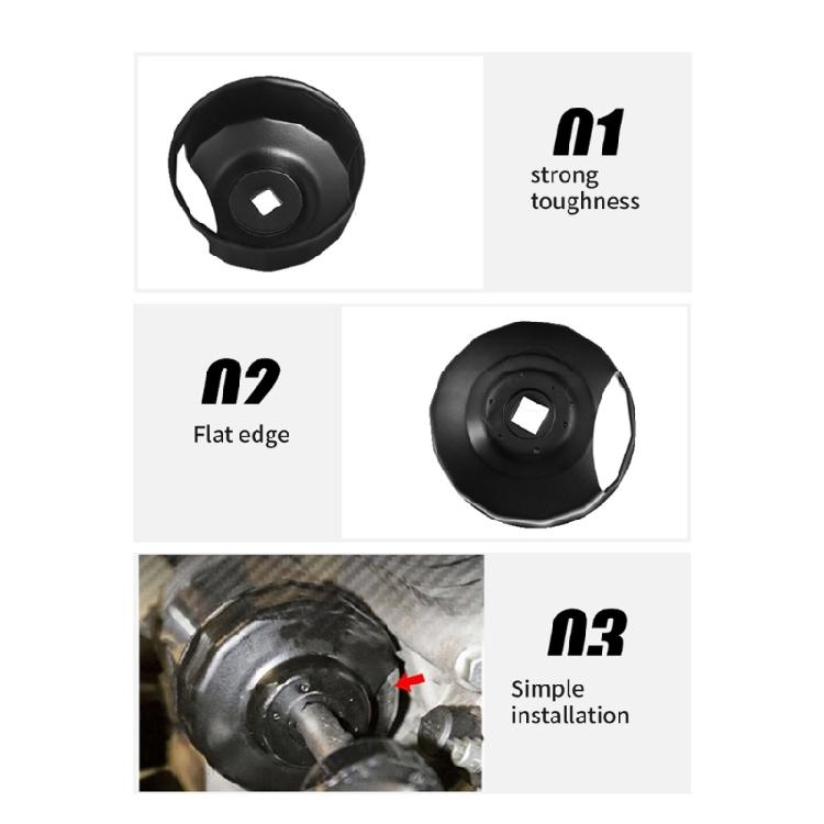 Functional Oil Filter Wrench Spanner Service Tool for Motorbike Bike Riders, with Comfortable Grip & Simple Installation