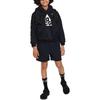 Nike Kids Letter Print Hooded Casual Sweatshirt Kids sweatshirt Black FB4343-010