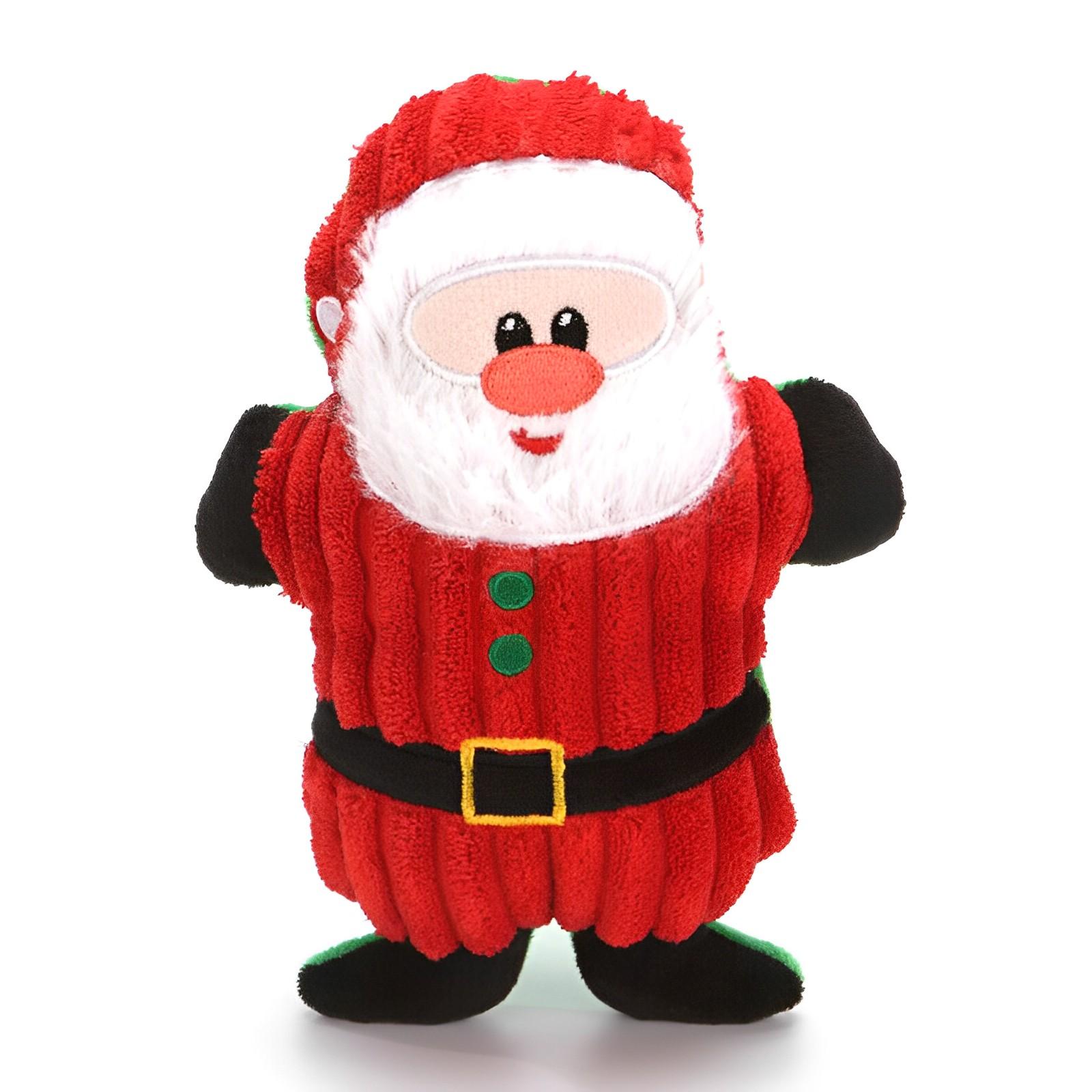 

Dog Pet Chew Toy Squeaker Squeaky Soft Plush Play Sound Puppy Teeth Toys Xmas Uk SantaClaus