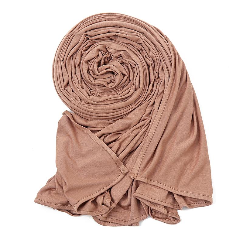 Premium Cotton Inner Hijab Modal Jersey Scarf Women Long Shawls One Loop Instant Hijab Muslim Women Solid Color Turban Headband