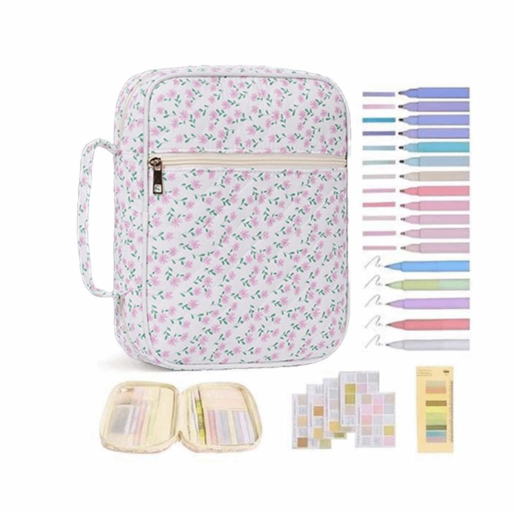 Zipper Pocket Bible Cover Bag Handle Storage Bags New Bible Cover Case  Church