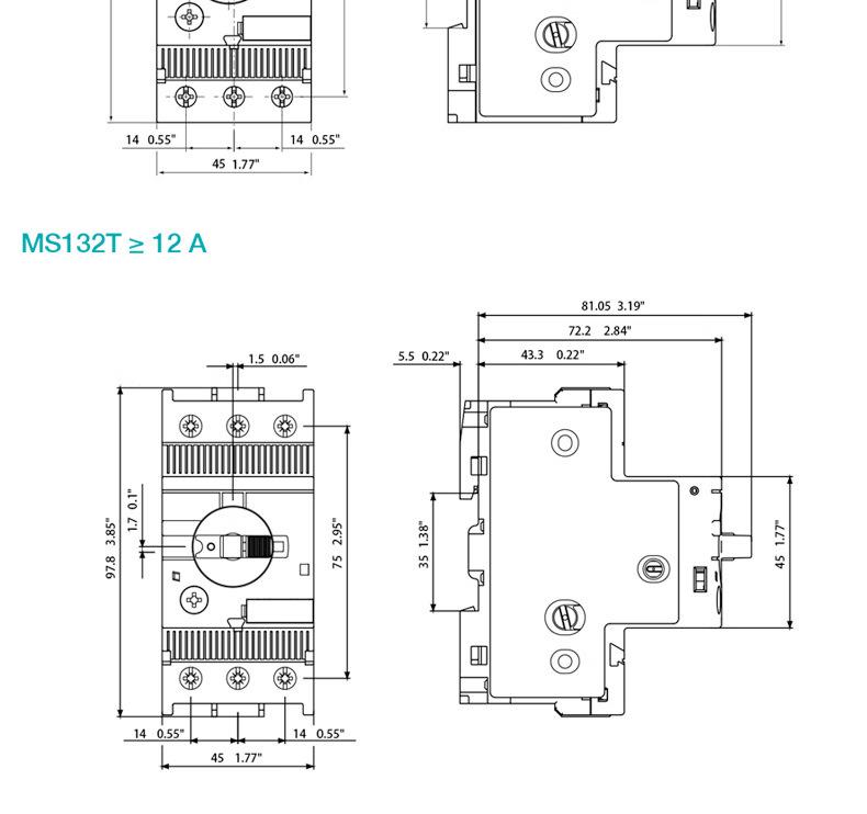 ABB MS116-4 Motor Protection Circuit Breaker