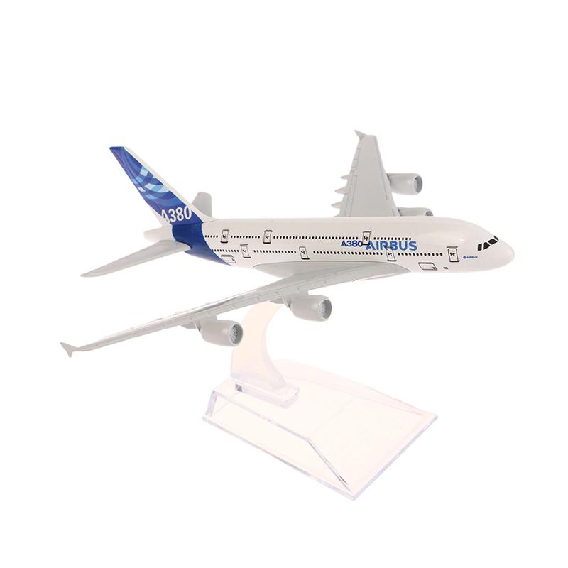 16 cm A380 Originalmodell Legeringsfly 1:400 Skala Metall Flymodell Støpt Fly Luftfart Samleobjekter Leketøy For Gutter