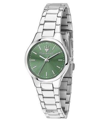 Attrazione Nerezová ocel Zelený ciferník se slunečním paprskem Quartz R8853151508 Dámské hodinky