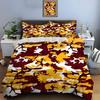 Camouflage Pattern Design Bedding Set for Kids Luxury Gift 3pcs Digital Print Comforter Set Soft Comfortable Breathable