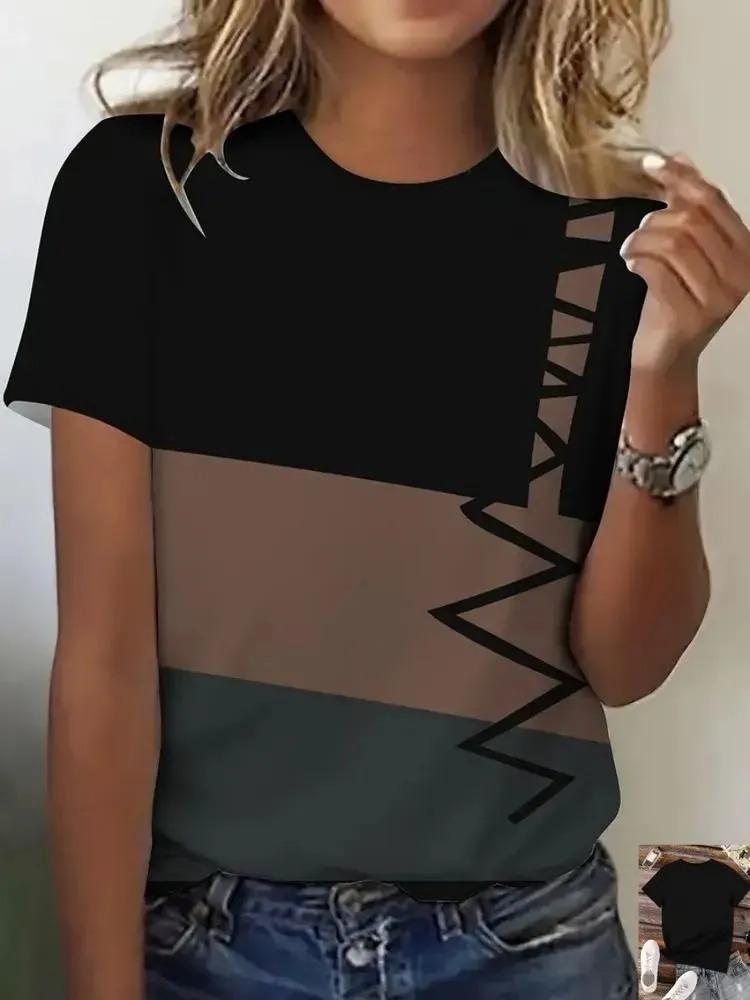 Creative Fun 3D Printed Cow T-shirt with Fashionable, Neutral and Cute Harajuku Style Casual Short Sleeves