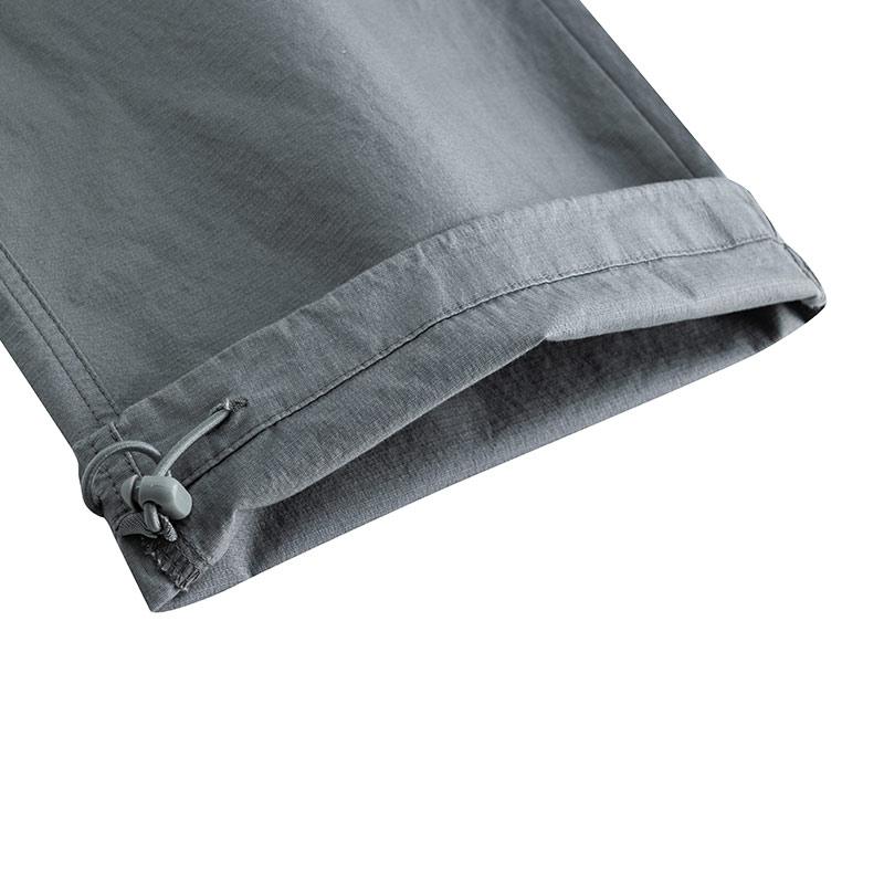 Anta Kyrie Series Kyrie 6D Pants Loose Woven Casual Comfortable Fashion Trendy Straight Leg Knitted Sports Pants Unisex pants Medium-Gray 172521503-4