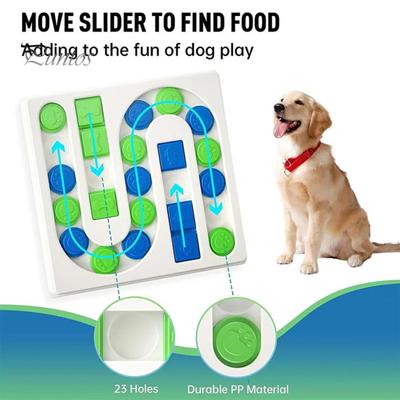 Haustier-Puzzle-Spielzeug, rutschfester Leckerli-Spender für Haustiere, langsames Futtertablett, interaktives Spielzeug zur geistigen Stimulation des Hundes, Heimtierbedarf