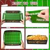 Packung mit 36 Papier-Schalen im Fußball-Stil mit Spielfeld-Design, ideal für Fußball-Partys und zum Servieren von Speisen