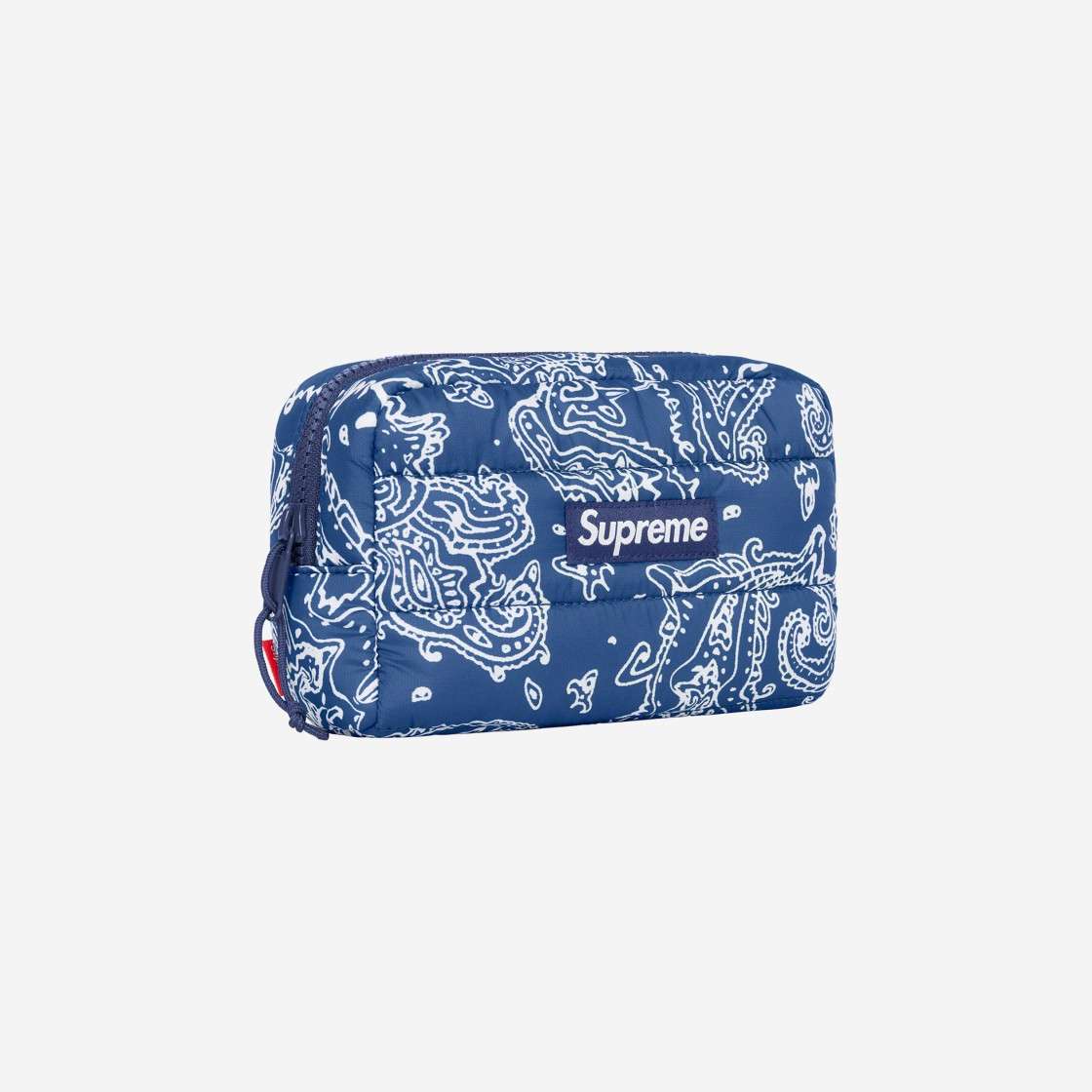 

Supreme Puffer Pouch Blue Paisley 22FW -