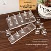 Transparent Acrylic Cat Eye Nail Art Holder – Non-Magnetic, Portable & Detachable Base